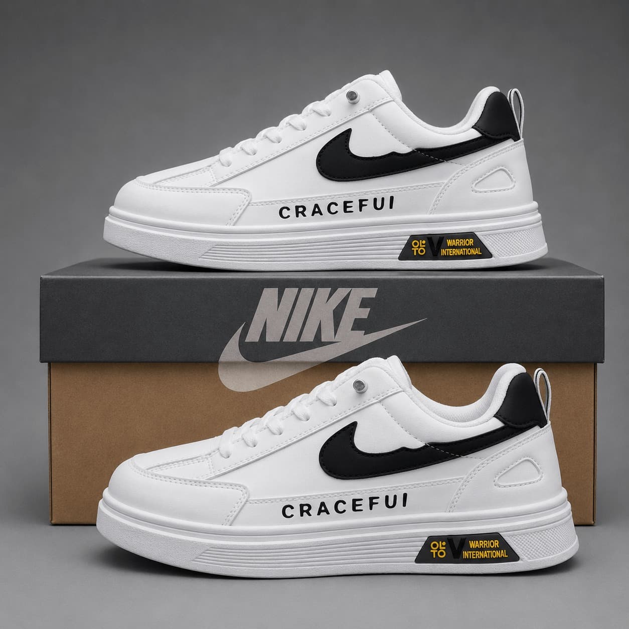 Craceful long Nike White sneakers